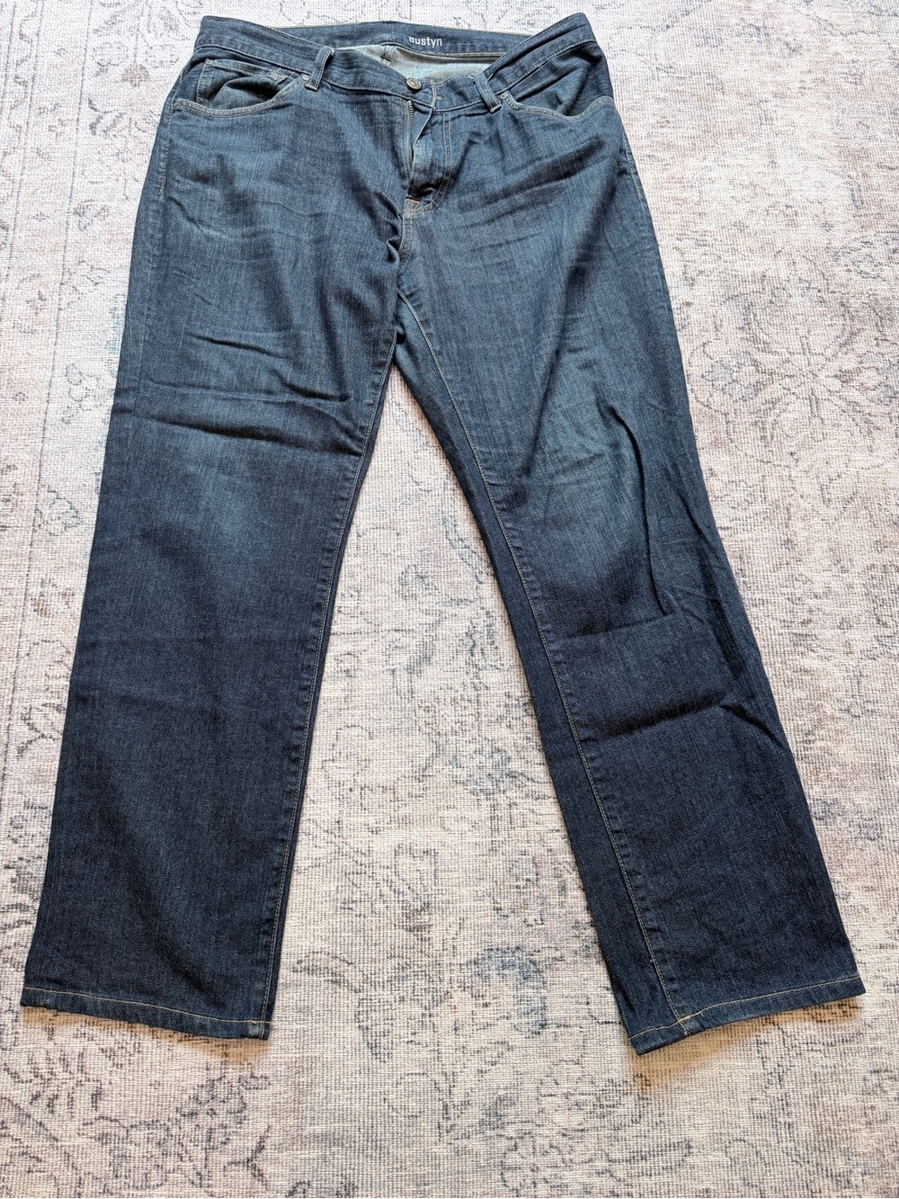 7 For All Mankind Men's Dark Indigo Relaxed Jeans